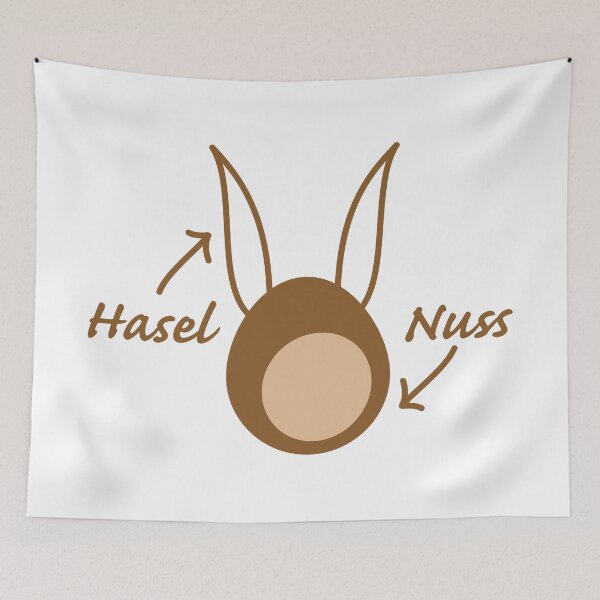 Artikelvorschau, Hase als Haselnuss entworfen und verkauft von spontania.