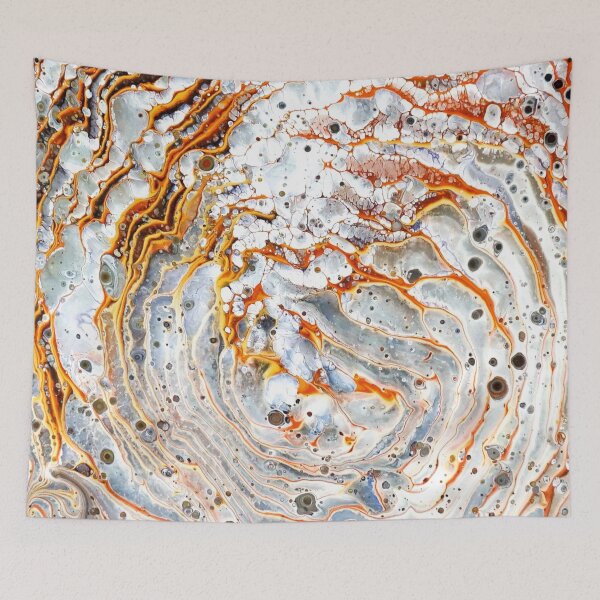 Item preview, Akiyama fluid expressionism abstract structures play of colors designed and sold by donaukiesel.