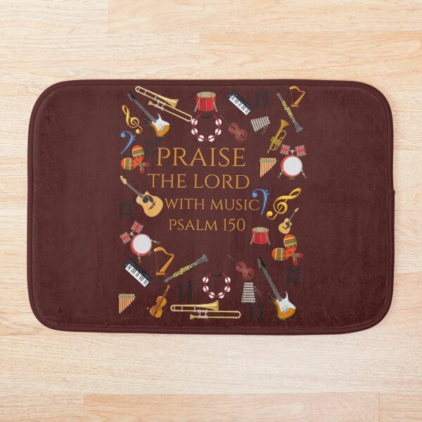Item preview, Praise the Lord with music psalm 150 designed and sold by Mwansa6.