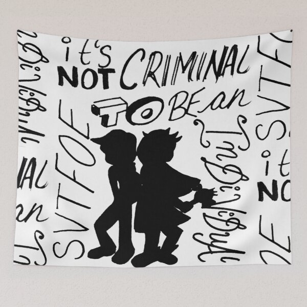 Item preview, Not Criminal To Be An Individual designed and sold by writingoverashe.