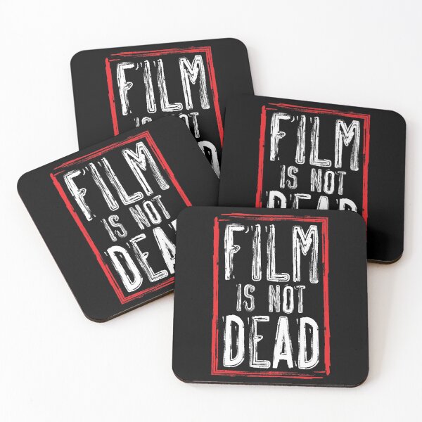 Item preview, FILM IS NOT DEAD (red) designed and sold by oldskooldesign.
