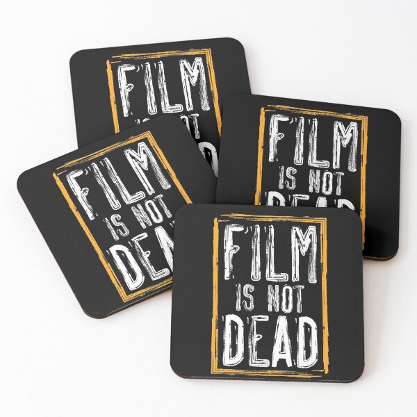 Item preview, FILM IS NOT DEAD (gold) designed and sold by oldskooldesign.