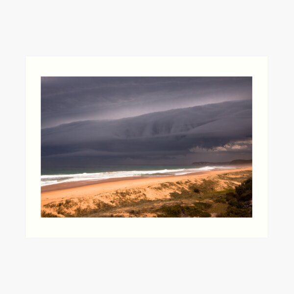 Storm over Mimosa Rocks Art Print