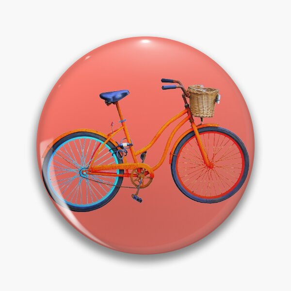 Item preview, Old bicycle on peach echo ground designed and sold by AHELENE.