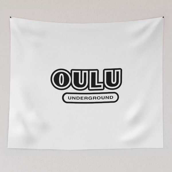 Item preview, Oulu Underground (musta teksti) designed and sold by futurytmi.