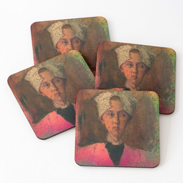 Item preview, Portrait of woman with a headscarf designed and sold by VictoriaHerrera.