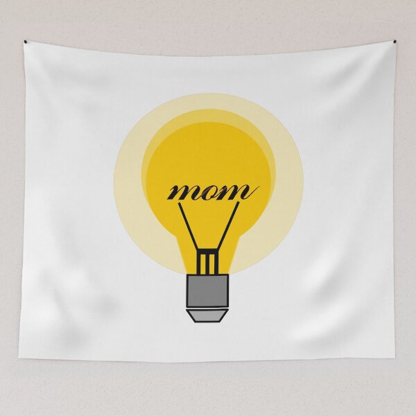 Item preview, Mother's Light Lightbulb clipart designed and sold by PrayingManTees.