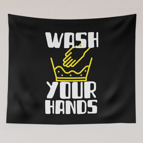 Item preview, Wash your hands  designed and sold by lovesuperkarma.