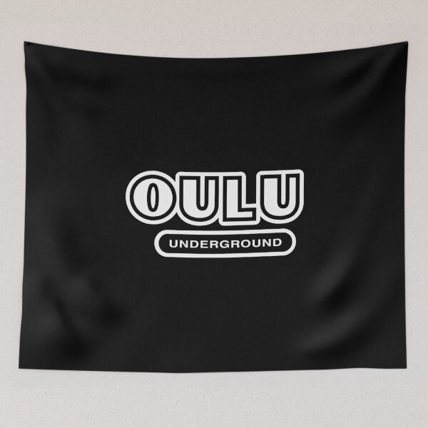 Item preview, Oulu Underground (valkoinen teksti) designed and sold by futurytmi.