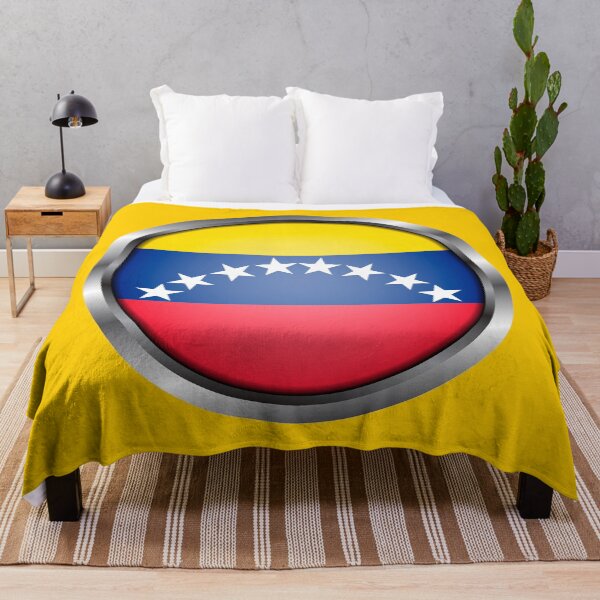 Item preview, Marco de metal redondo de bandera de Venezuela designed and sold by mattpanta.