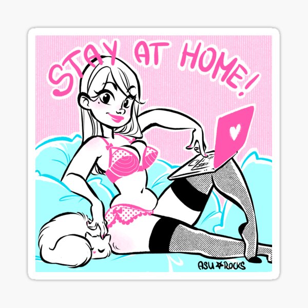 Stay At Home Sticker
