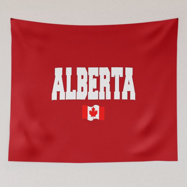 Item preview, Aberta with Canadian flag designed and sold by AllShirts21.