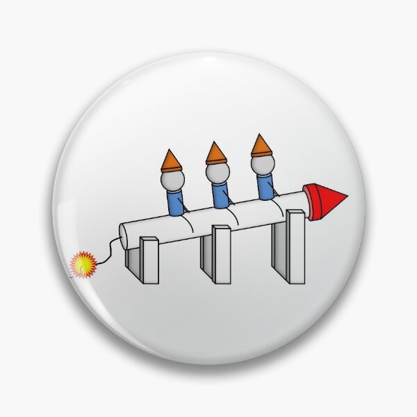 Item preview, Mignomes Sitting on a Rocket designed and sold by NoirPineapple.