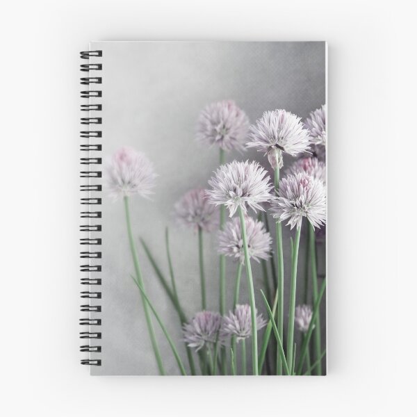 Item preview, Gray and Lavender Chive Blossoms designed and sold by Brooke T Ryan Photographic Art.