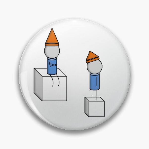 Item preview, Mignomes Sitting and Standing on Cubes designed and sold by NoirPineapple.