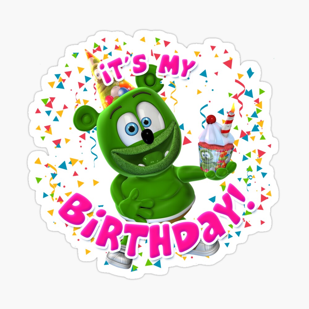 Gummibär (The Gummy Bear) It's My Birthday T-Shirt Gummibär (The Gummy Bear) It's My Birthday T-Shirt
