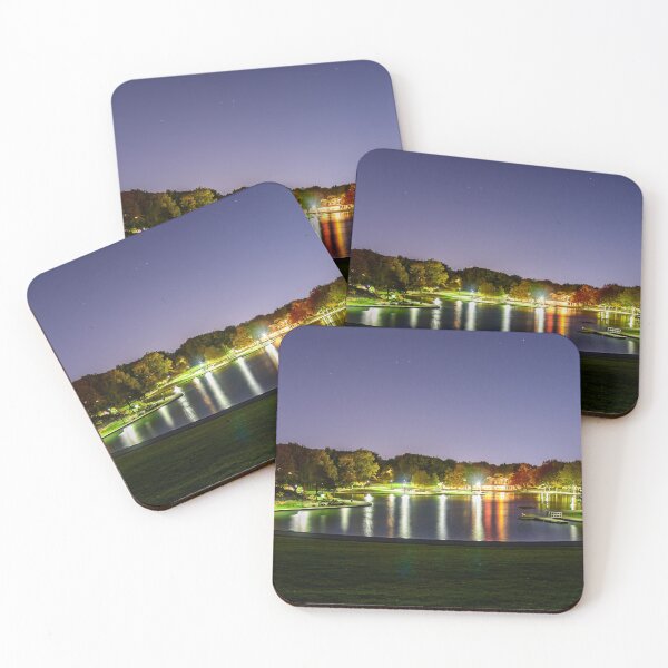 Item preview, Beaver Lake, Montreal at night designed and sold by RezieMart.