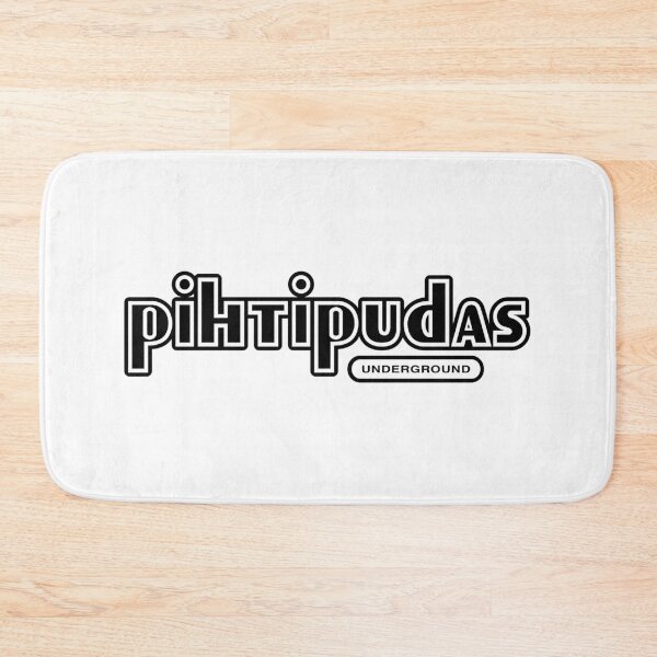 Item preview, Pihtipudas Underground (musta teksti) designed and sold by futurytmi.