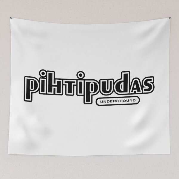 Item preview, Pihtipudas Underground (musta teksti) designed and sold by futurytmi.
