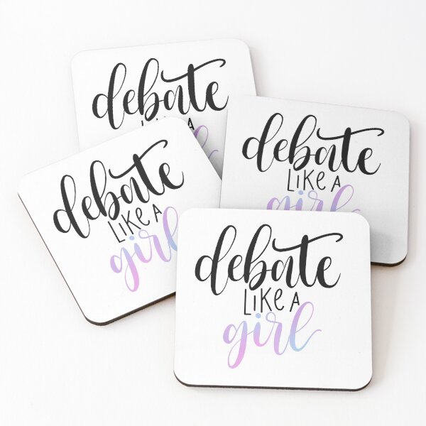 Item preview, Debate Like a Girl  designed and sold by heyitsjelly.