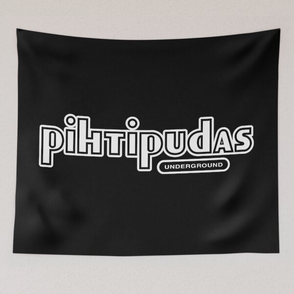 Item preview, Pihtipudas Underground (valkoinen teksti) designed and sold by futurytmi.