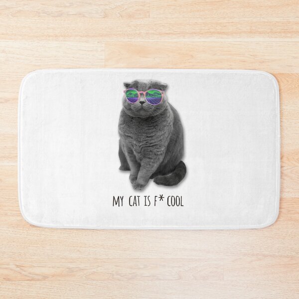 Item preview, FUNNY CATS - COOL CATS - FUNNY CAT WITH SUNGLASSES designed and sold by Tropical Blood.