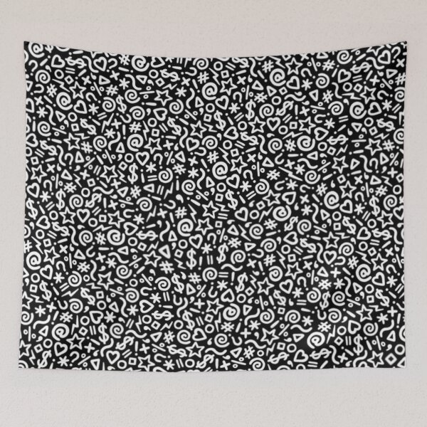 Item preview, Squiggle Symbols Pattern designed and sold by BaconPancakes21.