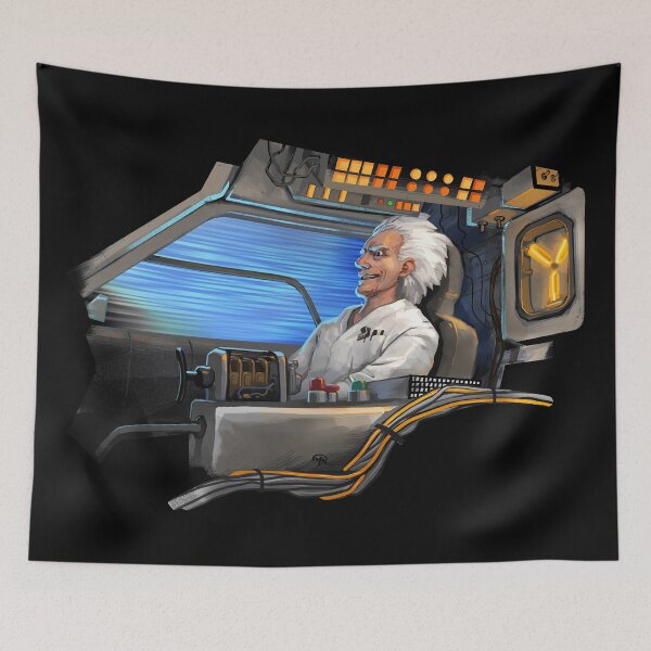 Item preview, Doc Brown Riding Shotgun designed and sold by mandraws.