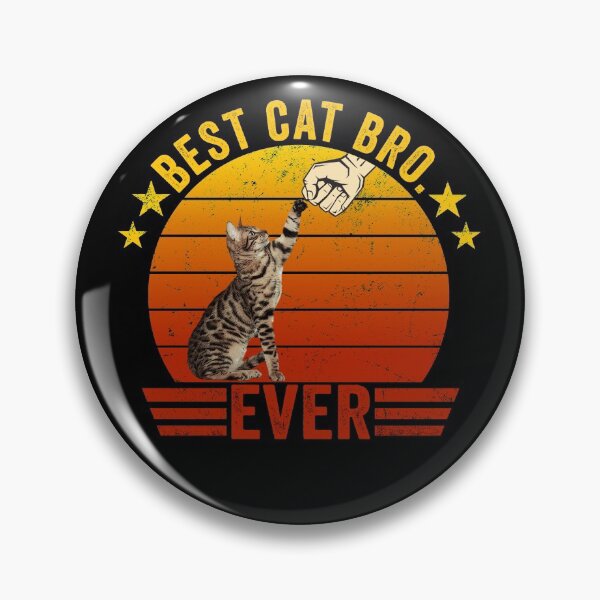 Item preview, Best Cat Bro Ever Funny Fist Bump designed and sold by jonawillian.