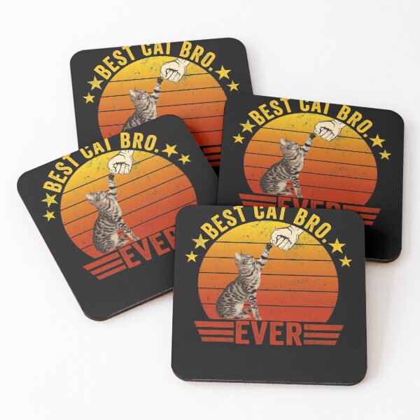 Item preview, Best Cat Bro Ever Funny Fist Bump designed and sold by jonawillian.