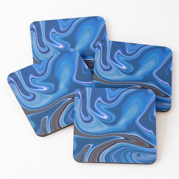 Item preview, Royal Blue Liquid iPhone Case & Covers designed and sold by helliazidi.