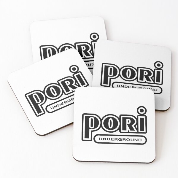 Item preview, Pori Underground (musta teksti) designed and sold by futurytmi.