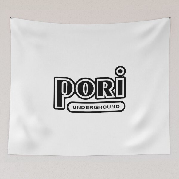 Item preview, Pori Underground (musta teksti) designed and sold by futurytmi.