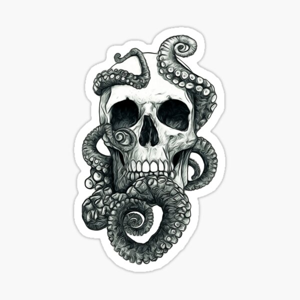 KrakenSkull done by Billie  GypsyInk Cheshire UK  rtattoo