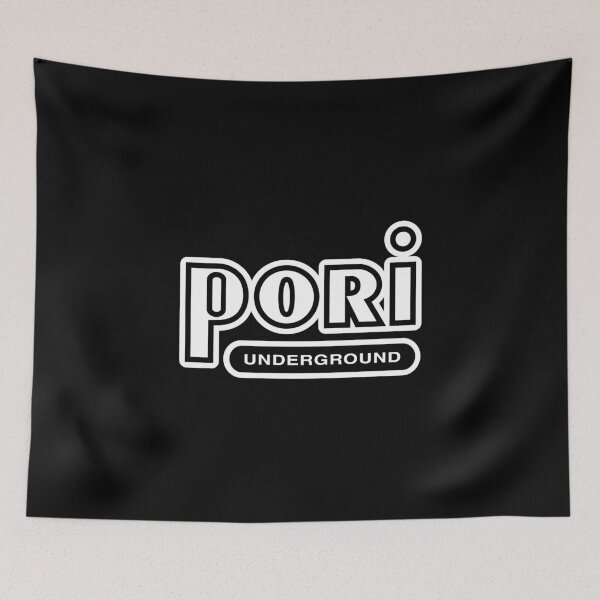 Item preview, Pori Underground (valkoinen teksti) designed and sold by futurytmi.