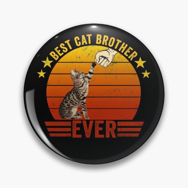 Item preview, Best Cat Brother Ever Funny Fist Bump designed and sold by jonawillian.