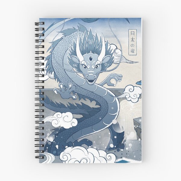 Artikelvorschau, Japan Blue - Drache entworfen und verkauft von Ruby-Art.