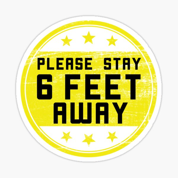 Item preview, Please stay 6 feet away Social distaning designed and sold by kader85.