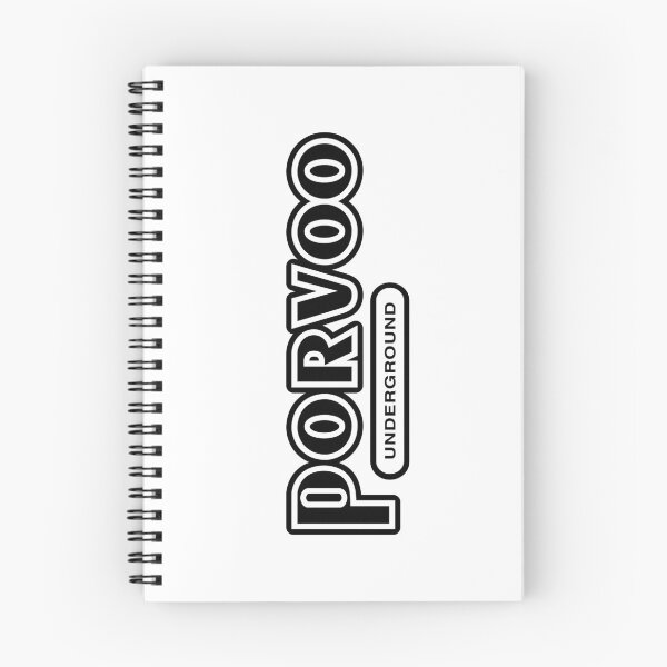 Item preview, Porvoo Underground (musta teksti) designed and sold by futurytmi.