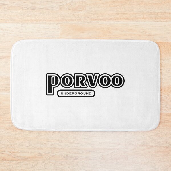 Item preview, Porvoo Underground (musta teksti) designed and sold by futurytmi.