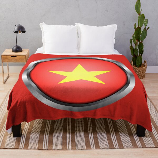 Artikelvorschau, Vietnam Flagge rundes Metall entworfen und verkauft von mattpanta.