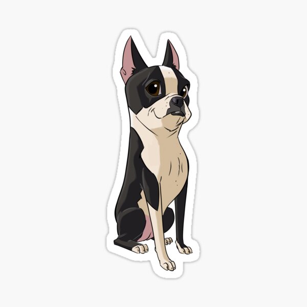 Details about / Pride Of A Boston Terrier Mom Sticker Portrait