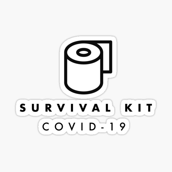Aperçu de l'œuvre COVID 19 CORONAVIRUS - COVID 19 - Kit de survie créée et vendue par Tropical Blood.