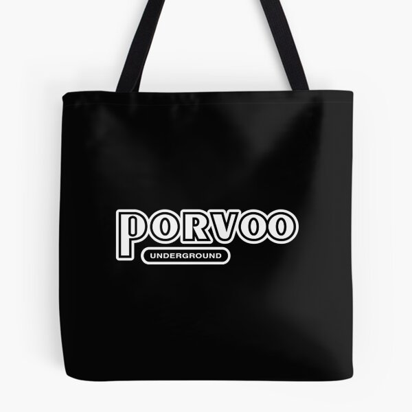 Item preview, Porvoo Underground (valkoinen teksti) designed and sold by futurytmi.