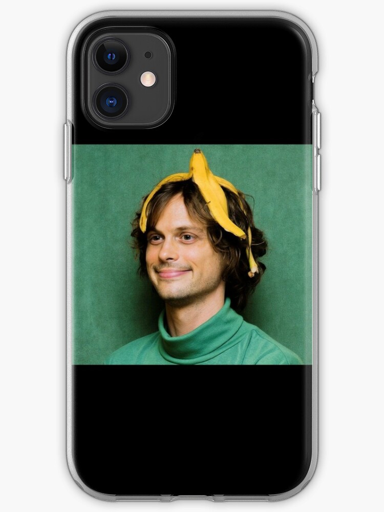 Matthew Gray Gubler With Banana Peel Iphone Case Cover By Advisorbrenbren Redbubble