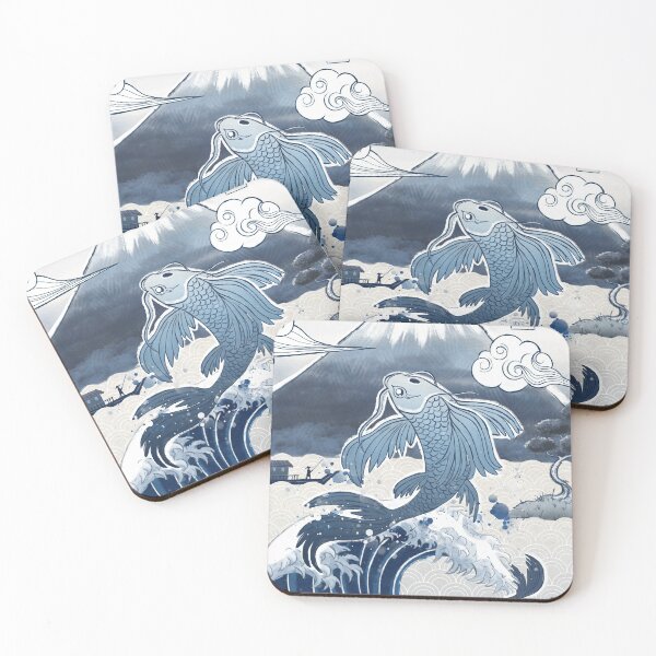 Item preview, Japan Blue- Koi Fish designed and sold by Ruby-Art.