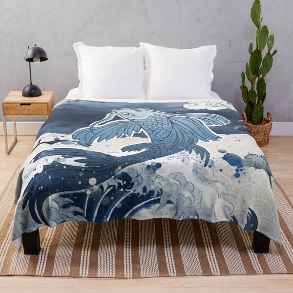 Item preview, Japan Blue- Koi Fish designed and sold by Ruby-Art.