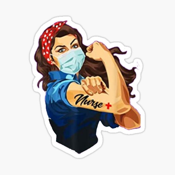 2020 Nurse We Can Do It Fight Together Sticker