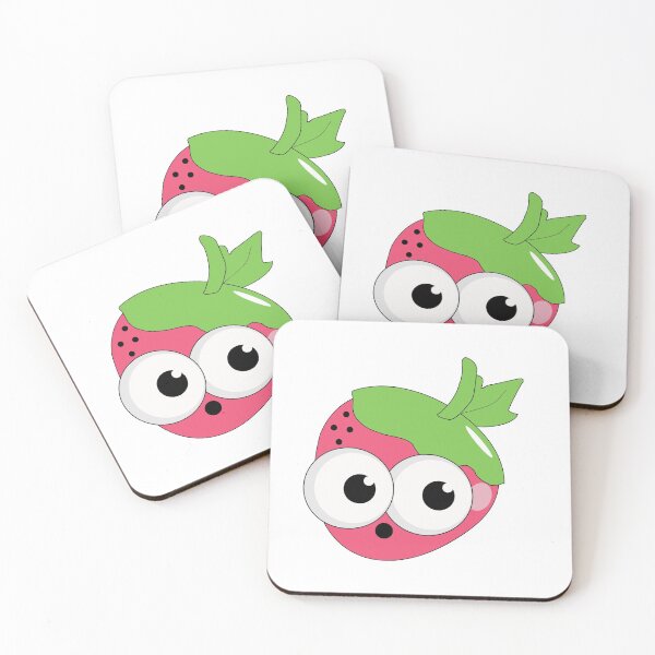 Item preview, cute cartoon strawberry designed and sold by starkweathers.