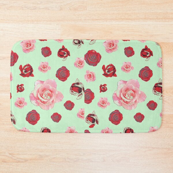 Item preview, Red and Pink Roses Print designed and sold by Flower Magic .